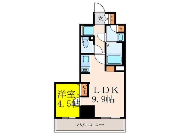 TOPAZ江坂の物件間取画像